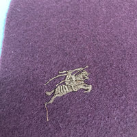 Burberrys バーバリー イングランド製 カシミア100% 無地 マフラー 臙脂 瑞穂店