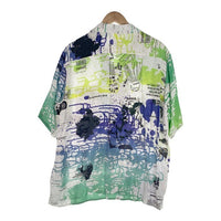 uniform experiment ユニフォームエクスペリメント 21SS フラグメント S/S BIG REGULAR SHIRT オープンカラーレーヨンシャツ ホワイト UE-210002 Size 3 福生店