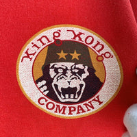 BUZZ RICKSON'S バズリクソンズ King Kong Company プリント スウェット クルーネック 前V レッド Size L 福生店