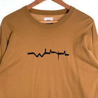 WTAPS ダブルタップス 21AW VIBES L/S TEE バイブス ロングスリーブTシャツ カーキ 212PCDT-LT01S Size 4 福生店