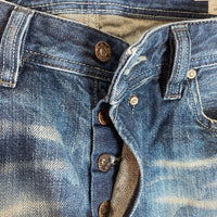 DIESEL ディーゼル デニムパンツ ボタンフライ 008L9 ブルー系 sizeW32 瑞穂店