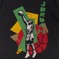 90's NIKE ナイキ AIR JORDAN エアジョーダン プリント Tシャツ AJ6 ブラック USA製 Size XL 福生店