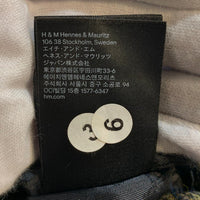 ERDEM アーデム H&M エイチアンドエム ハリスツイード ウール ダブル コート ライナー付 グリーン Size EUR48 (M相当) 福生店