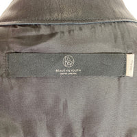 UNITED ARROWS ユナイテッドアローズ Beauty&Youth シングルライダース ブラック ゴートレザー やぎ革 1225-199-6285 ブラック sizeS 瑞穂店