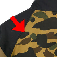 A BATHING APE アベイシングエイプ カモパッチ ジップアップジャケット 001SWF301007X Size L 福生店