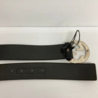 GUCCI グッチ レザーベルト 114984 ブラック size95・38 瑞穂店