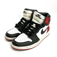 Nike ナイキ WMNS ウィメンズ Air Jordan 1 Retro High Satin Black Toe エアジョーダン1 レトロ ハイ サテン ブラックトゥ レッド size24.5cm 瑞穂店