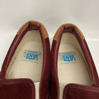 VANS バンズ V98CDR slip on スリッポン コーデュロイ スニーカー ワイン size27.5cm 瑞穂店