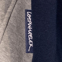 LOOPWHEELER ループウィラー スウェット スタジャン ワッペン ネイビー グレー Size M 福生店