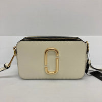 MARC JACOBS マークジェイコブス スナップショット ショルダーバッグ オフホワイト×ブラック 瑞穂店