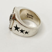 JUSTIN DAVIS ジャスティンデイビス LUCK STAR CROWN リング シルバー size15号 瑞穂店