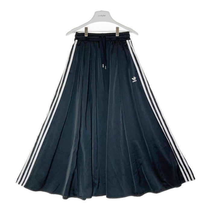 adidas Originals アディダスオリジナルス LONG SATIN SKIRT ロングサテンスカート FL0039 ブラック sizeS  瑞穂店