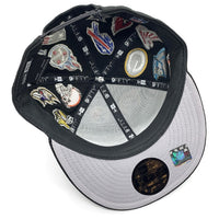 New Era ニューエラ 9FIFTY NFL Team Logo Allover スナップバック キャップ ブラック 福生店