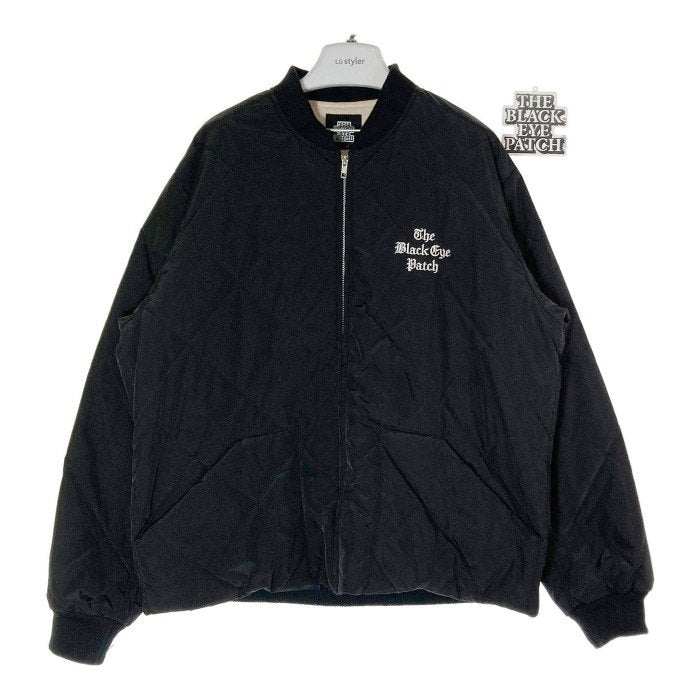 BlackEyePatch ブラックアイパッチ BEP TIMES QUILTING JACKET ブレイクイーブンポイントタイムズ  キルティングジャケット ブラック sizeL 瑞穂店