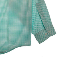 Columbia コロンビア PFG Fishing Plaid Bonehead Shirts フィッシングシャツ チェック ホワイト ライトグリーン Size 3X 福生店