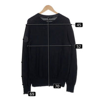MONCLER GENIUS モンクレールジーニアス 21年 GIROCOLLO CREW NECK ウール クルーネックセーター ブラック Size M 福生店