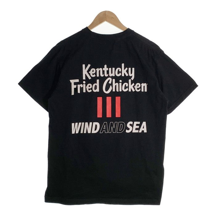 WIND AND SEA ウィンダンシー 22SS COLONEL T-SHIRT KFC ケンタッキーフライドチキン プリントTシャツ ブラック  Size M 福生店