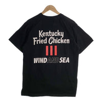WIND AND SEA ウィンダンシー 22SS COLONEL T-SHIRT KFC ケンタッキーフライドチキン プリントTシャツ ブラック Size M 福生店