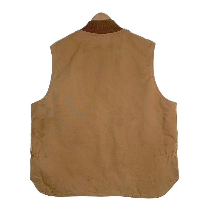 80's Carhartt カーハート Duck Vest ダック地 ベスト ジップアップ