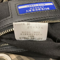 BURBERRY BLUE LABEL バーバリー ブルーレーベル キャンバストートバッグ ブラック 瑞穂店
