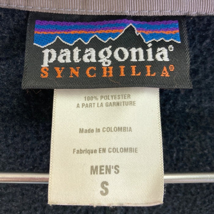 Patagonia パタゴニア 29395F7 シンチラ スナップ ジップ フリース ジャケット Synchilla Snap Zip Jacket  ブラック sizeS 瑞穂店