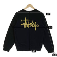stussy ステューシー ロゴ トレーナー STYLE#Z30SAGR018 ブラック sizeM 瑞穂店