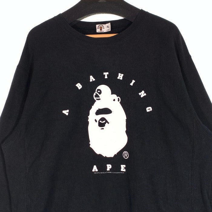 A BATHING APE トレーナー XL ブラック - スウェット