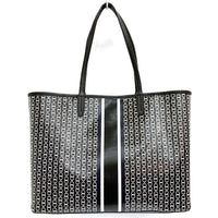 TORY BURCH トリーバーチ トートバッグ チェーン柄 ブラック 瑞穂店