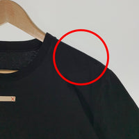 Maison Margiela メゾンマルジェラ クルーネック Tシャツ ブラック ① S50GC0658 Size 46 福生店