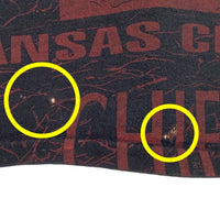 NFL KANSAS CITY CHIEFS チーフス 総柄 オーバープリント Tシャツ ブラック Size XL 相当 福生店