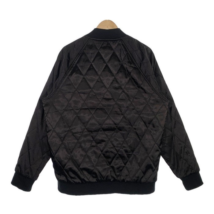 極美品✨STUSSY☆キルティング 中綿 ジャケット ブルゾン ブラック