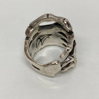 CRAZY PIG DESIGNS Bone Hand Ring クレイジーピッグ ボーンハンド リング スカル シルバー SV925 20.5号瑞穂店