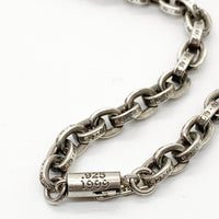 Chrome Hearts クロムハーツ CH CRS SML PAPER CHAIN スモール クロストップ ペーパーチェーン SV925 Size 50cm 福生店