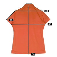 Munsingwear マンシングウェア 半袖ゴルフウェア ポロシャツ オレンジ sizeM 瑞穂店