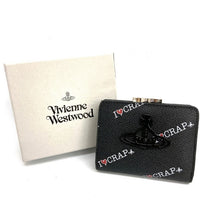 Vivienne Westwood ヴィヴィアンウエストウッド I CRAP 2つ折り財布 ブラック 瑞穂店