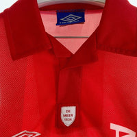 UMBRO アンブロ AJAXアヤックス ユニフォームTシャツ 英国製 レッド×ホワイト sizeL 瑞穂店