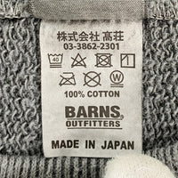 WAIPER ワイパー BARNS バーンズ スウェットクルーネック トレーナー 加工 チャコール Size L 福生店