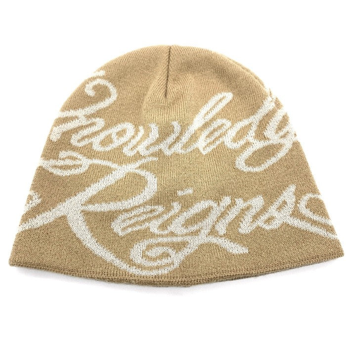 SUPREME シュプリーム 22SS Knowledge Reigns Beanie ビーニー ニットキャップ アクリル ベージュ 福生店