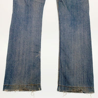 DOLCE&GABBANA ドルチェ&ガッバーナ 17 LOOSE ダメージ加工 デニムパンツ ロゴプレート Size 46 福生店