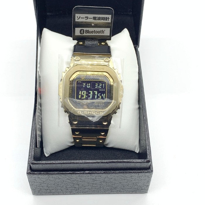 CASIO カシオ G-SHOCK フルメタル ゴールド 電波ソーラー デジタル腕時計 GMW-B5000GD-9JF 福生店 –  GolRagオンラインショップ