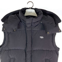 DIESEL ディーゼル W-ROLFYS-SL 23AW ダウン フーデット ベスト ブラック size46 瑞穂店