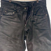 Schott ショット 600 Leather Pants レザーパンツ 牛革 ブラック Size 32 福生店