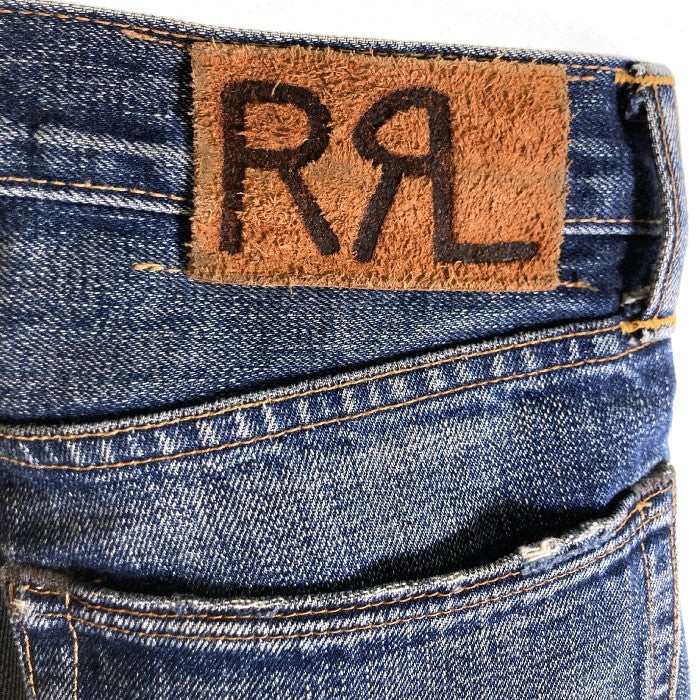 RRL ダブルアールエル RN41381 Ralph Lauren ダブルRL デニムパンツ ジーンズ ダメージ加工 インディゴ size32×32  瑞穂店