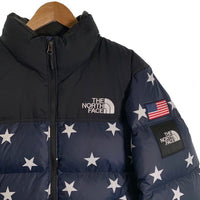 THE NORTH FACE ノースフェイス 18AW Nuptse Jacket ヌプシジャケット ダウン 星条旗 ネイビー ブラック NF0A3BZ91TM Size M 福生店