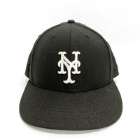 KITH NEW ERA キス ニューエラ キース NEWERA NY mets ロゴ ニューヨーク メッツ キャップ ベースボールキャップ ブラック size7・1/8 56.8cm 瑞穂店