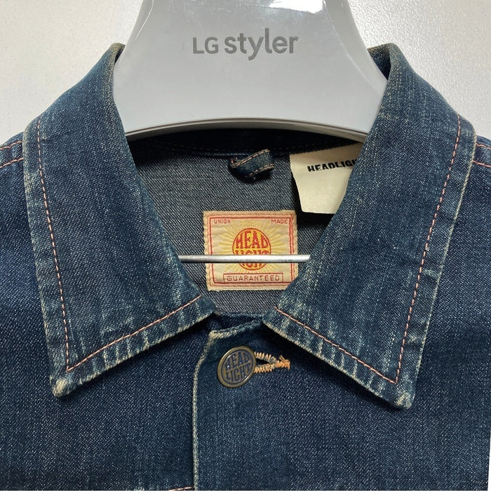 HEAD LIGHT ヘッドライト BEAMS BOY ビームスボーイ デニムジャケット インディゴ レディース Size XS-S 相当 瑞穂店