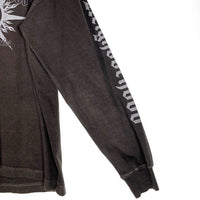 NEIGHBORHOOD ネイバーフッド NH.TEE LS-15 スカルプリント ロングスリーブTシャツ フェードブラック Size L 福生店