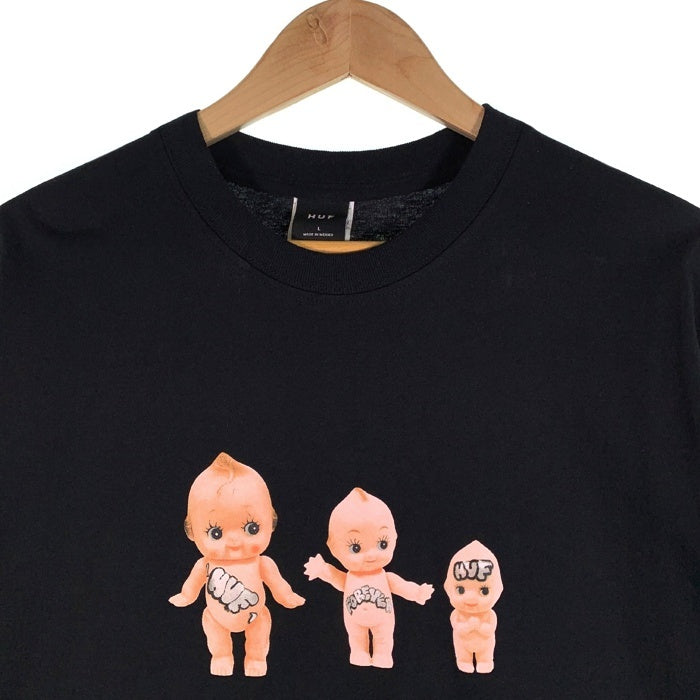 HUF ハフ RIZZO TEE キューピー プリントTシャツ ブラック TS02241 Size L 福生店