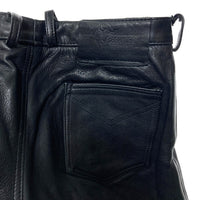 BRANDED GARMENTS ブランデッドガーメンツ レザーパンツ ストレート ブラック Size 34 瑞穂店
