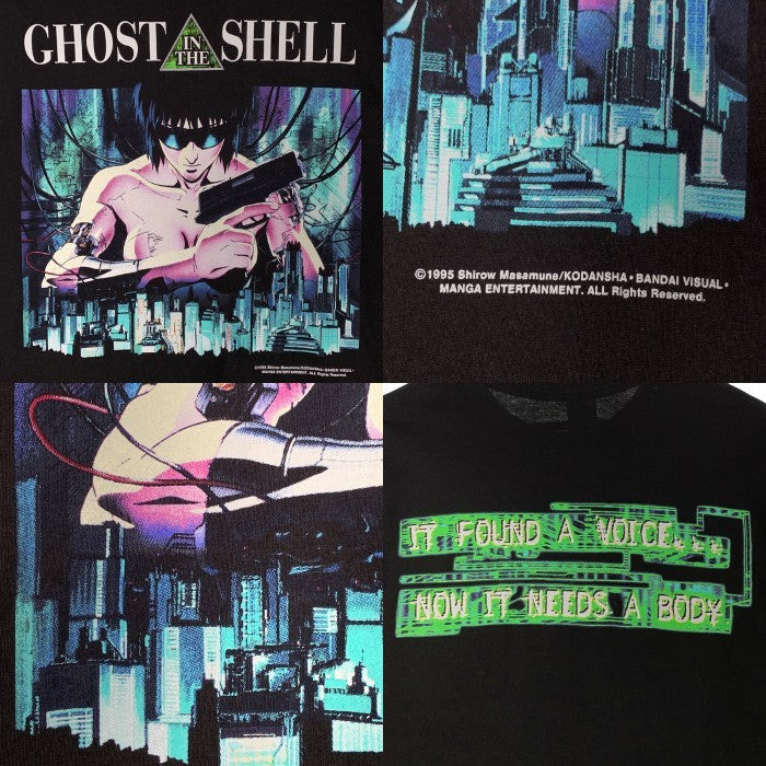 GEEKS RULE GHOST IN THE SHELL 攻殻機動隊 プリントTシャツ ブラック Size L 福生店